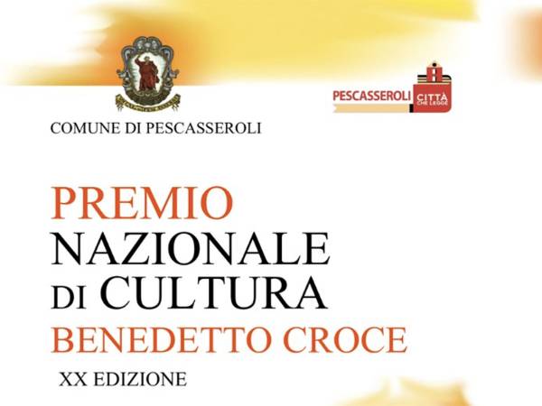 XX EDIZIONE DEL PREMIO DI CULTURA BENEDETTO CROCE