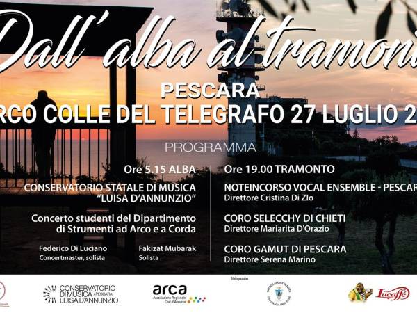 Domenica 27 luglio musica "Dall'alba al tramonto"  A Colle del Telegrafo