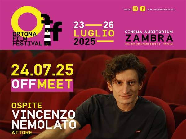 Seconda giornata dell'Ortona Film Festival con Vincenzo Nemolato e Tony Laudadio