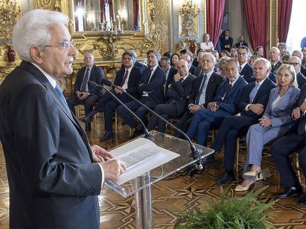 Cerimonia del ventaglio al Quirinale