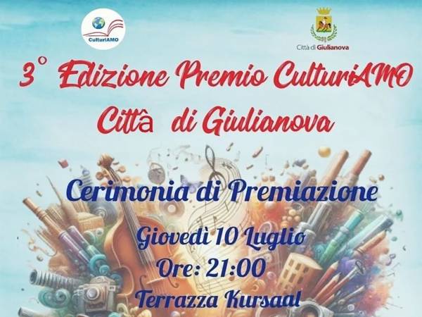 Cerimonia di Premiazione del Premio CulturiAMO – Città di Giulianova