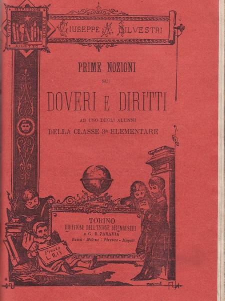 Un libretto su “DOVERI E DIRITTI ad uso degli alunni della classe 3.a elementare”