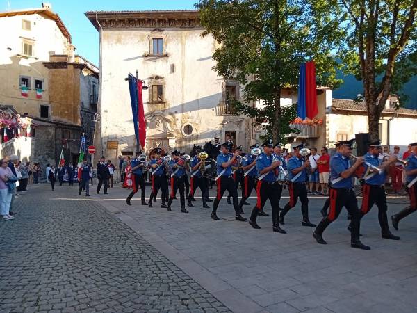 Scanno in gran festa per il 25° anniversario della sez. naz. carabinieri “cap. Chiaffredo Bergia”
