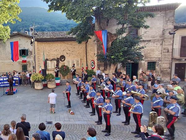 Scanno in gran festa per il 25° anniversario della sez. naz. carabinieri “cap. Chiaffredo Bergia”