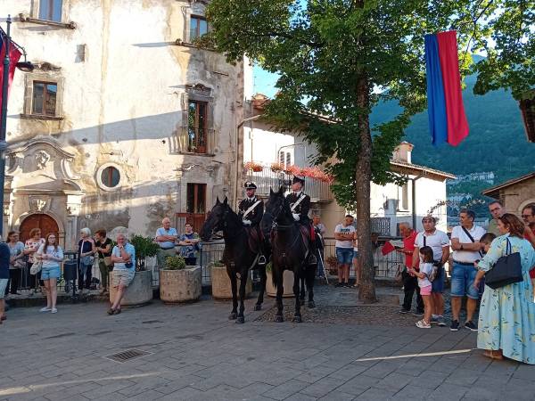 Scanno in gran festa per il 25° anniversario della sez. naz. carabinieri “cap. Chiaffredo Bergia”