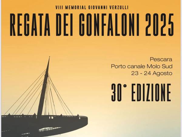 Regata dei gonfaloni, 25 equipaggi  alla XXX edizione in ricordo di Giovanni Verzulli 
