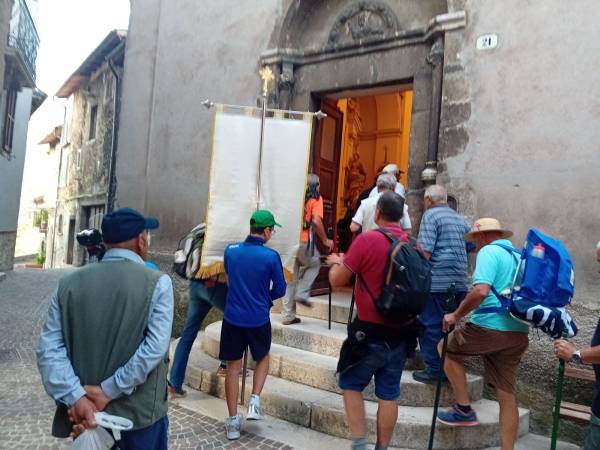 Ritorno a Scanno dei pellegrini di San Gerardo Confessore