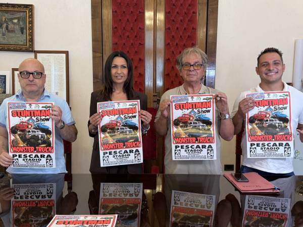 Dal 20 al 24 agosto 2025 a Pescara lo “Stuntman Show – Monster Truck”