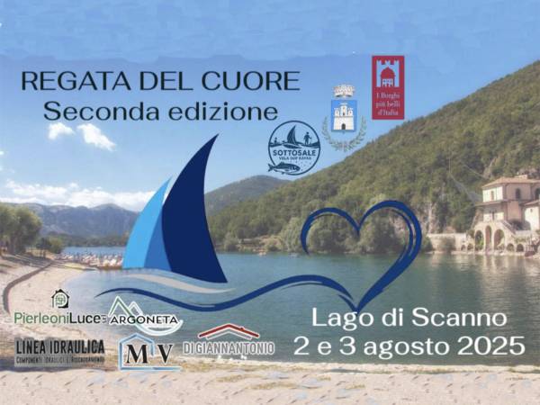 La regata del cuore al lago di Scanno