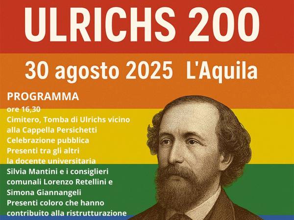 L'AQUILA CELEBRA ULRICHS: DOPPIO APPUNTAMENTO COMMEMORATIVO A 200 ANNI DALLA NASCITA