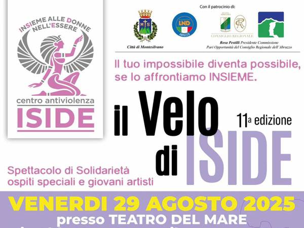 Torna “Il Velo di Iside” per la lotta contro la violenza sulle donne