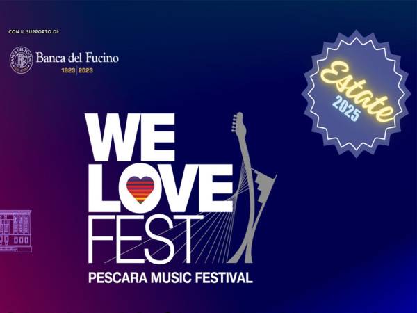 Al via il We Love Fest 2025: da oggi 6 agosto un mese di concerti gratuiti a Pescara