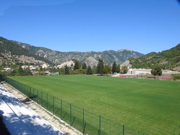 Oggi inaugurazione a Villalago del campo sportivo