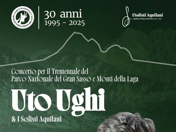 Uto Ughi e i Solisti Aquilani per celebrare i primi 30 anni del Parco del Gran Sasso e Monti della Laga