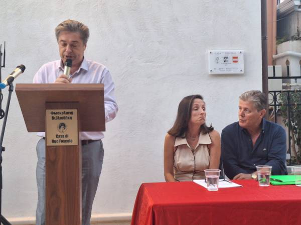 Anversa a Zante per  il  6° Incontro Scientifico Internazionale su “Il patriottismo del poeta Nikolaos - Ugo Foskolo”