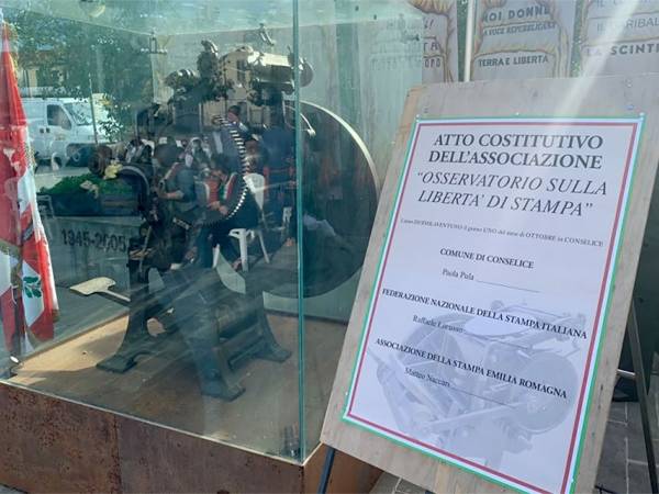 Nasce a Conselice il primo “Festival della Libertà di Stampa”