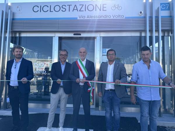 Settimana Europea della Mobilità: inaugurata a Pescara la nuova Ciclostazione in via Volta