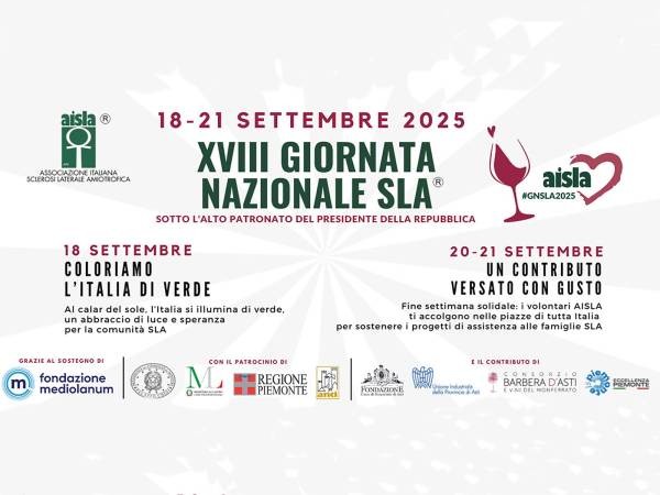 Ieri sera l’Italia si è accesa di una luce speciale per la XVIII Giornata Nazionale SLA