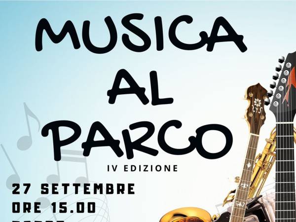 “Musica al Parco – IV Edizione” sabato 27 Settembre a Cepagatti