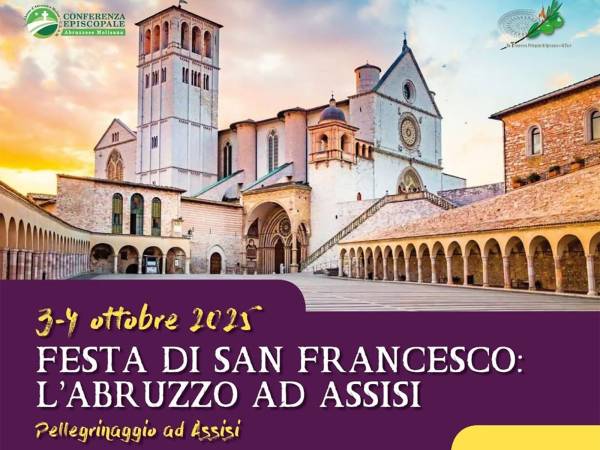 La Regione Abruzzo ad Assisi quest’anno per l’offerta dell’olio della lampada votiva