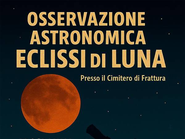 OSSERVA DA FRATTURA L’ECLISSI TOTALE DI LUNA