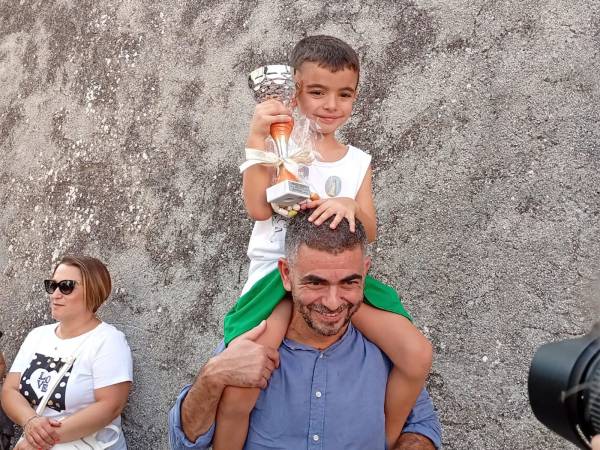 Andrea Paletta, con origini paterne di Scanno, ha vinto la corsa degli zingari