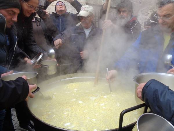 Per Sant’Antonio Barone “Sagne con la ricotta” a Scanno