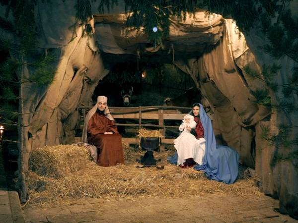 A SCANNO IERI SERA È ANDATO IN SCENA ALL'APERTO IL “PRESEPE NEL PRESEPE”