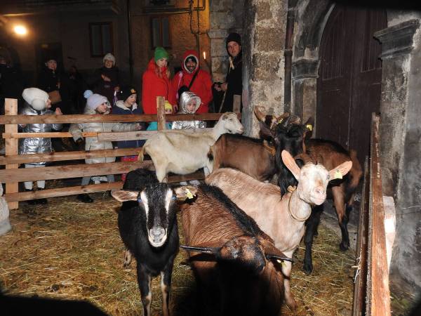 A SCANNO IERI SERA È ANDATO IN SCENA ALL'APERTO IL “PRESEPE NEL PRESEPE”
