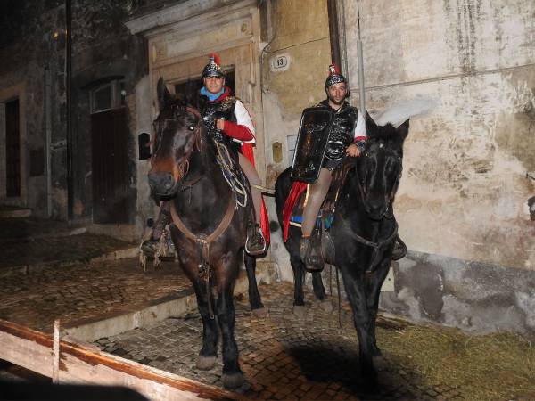 A SCANNO IERI SERA È ANDATO IN SCENA ALL'APERTO IL “PRESEPE NEL PRESEPE”