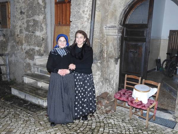 A SCANNO IERI SERA È ANDATO IN SCENA ALL'APERTO IL “PRESEPE NEL PRESEPE”