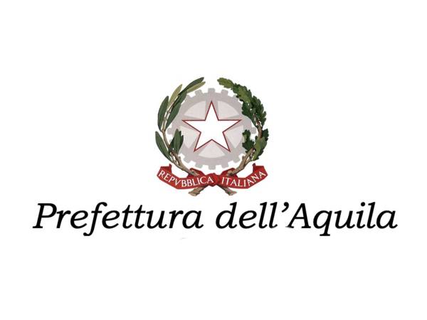 Ringraziamenti del Prefetto dell’Aquila Di Vincenzo