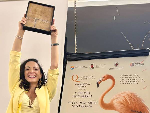 Premio Letterario Città di Quartu Sant’Elena: la scrittrice abruzzese Kristine Maria Rapino vince la sezione Narrativa edita con "Scialacca"