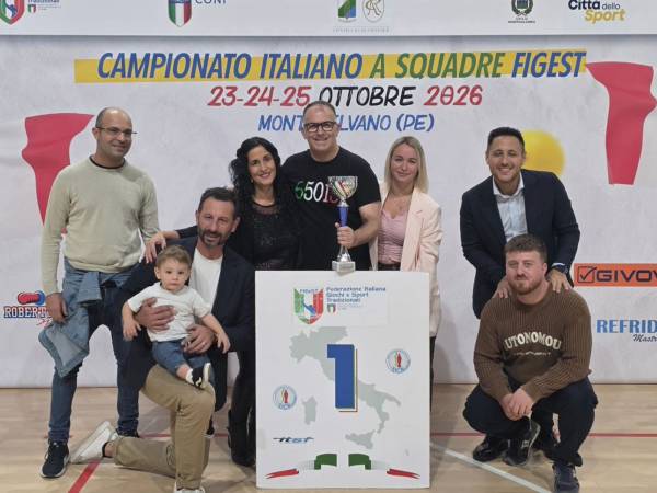 IL CAMPIONATO ITALIANO A SQUADRE DI CALCIO BALILLA PREMIA I PADRONI DI CASA