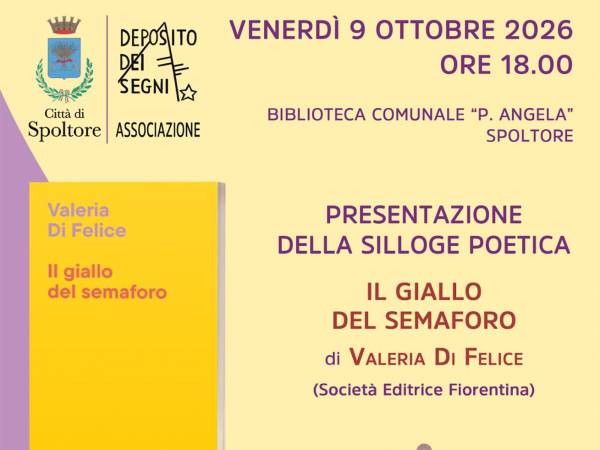 Il tempo sospeso tra i colori del pensiero: a Spoltore la presentazione de "Il giallo del semaforo" di Valeria Di Felice