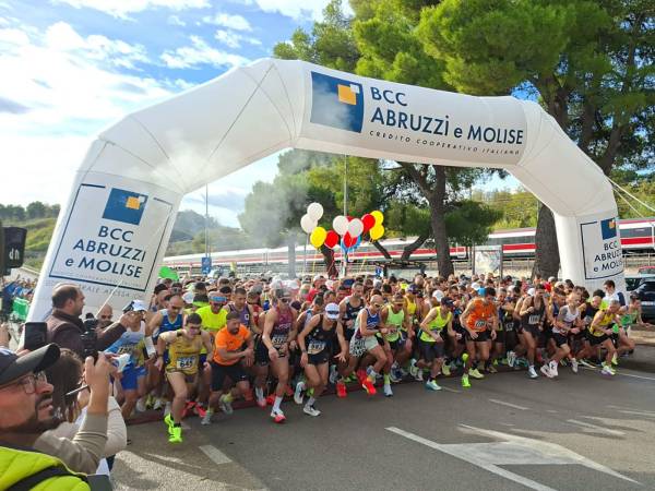 Ad Atessa si svela la Costa dei Trabocchi BCC Half Marathon nel segno del ‘tricolore’