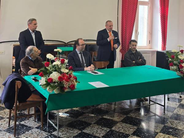 Luigi Di Giosaffatte nominato Socio Onorario della Società Operaia ‘Diego De Sterlich-Aliprandi’