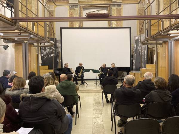 Concerto a Scanno del quartetto “Sax Accademia”
