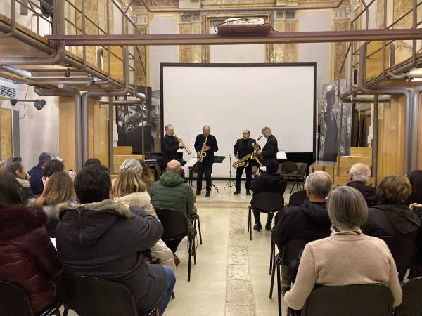 Concerto a Scanno del quartetto “Sax Accademia”