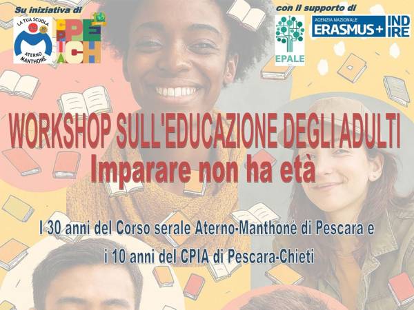Imparare non ha età, a Pescara workshop sull’educazione degli adulti