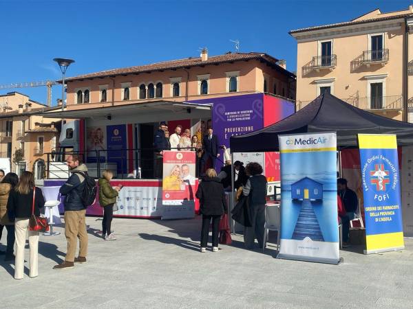A Piazza del Duomo il truck di “Prevenzione è Salute” 