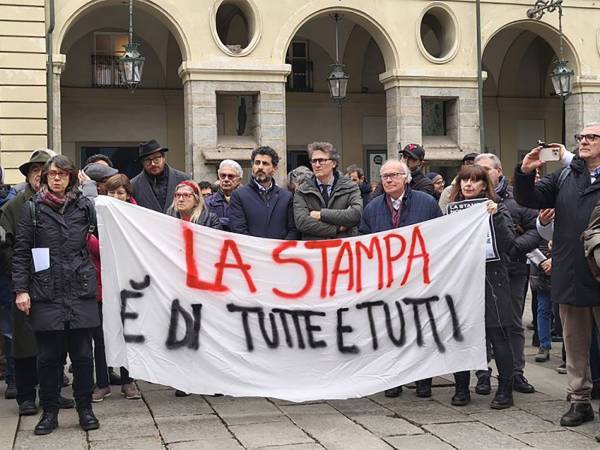 Giornalisti in presidio a Roma e a Torino