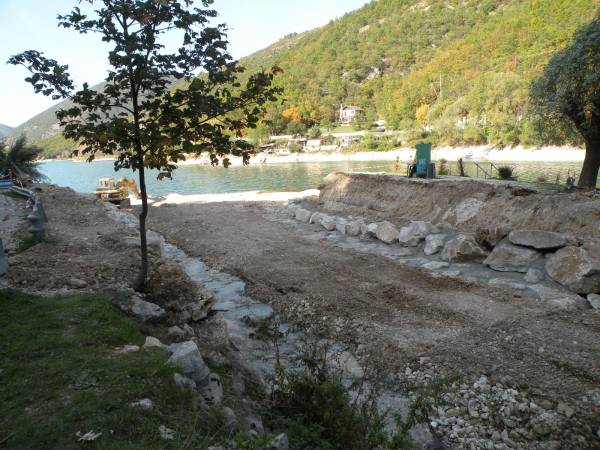 IL FIUME TASSO HA CAMBIATO CORSA NEL SUO ALVEO