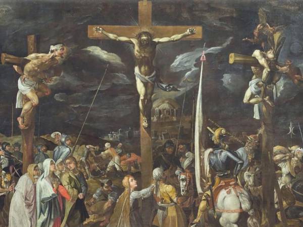 “LA CROCIFISSIONE” DI SANTA GIUSTA A BAZZANO TORNA ALL'AQUILA