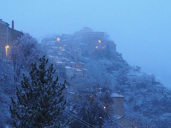 Marzo pazzerello ha portato la neve nell’Alta Valle del Sagittario