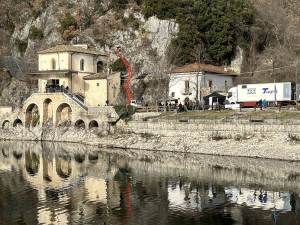 Sono in corso al Lago di Scanno le riprese del film “La Valanga”