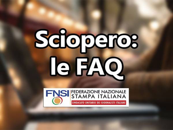 Sciopero dei giornalisti il 27 Marzo