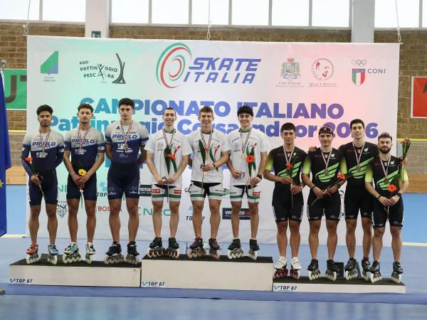 A Pescara cala il sipario sui Campionati Italiani Indoor di Pattinaggio Corsa
