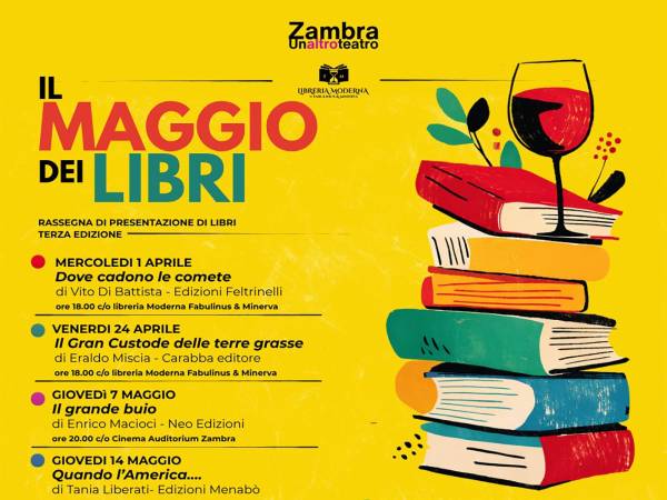 Al via la terza edizione de "Il Maggio dei Libri" ad Ortona