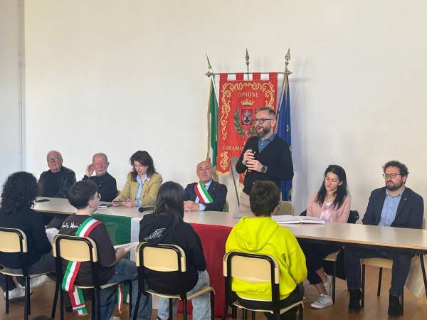 Cerimonia di insediamento del Consiglio Comunale dei ragazzi e delle ragazze di Caramanico Terme